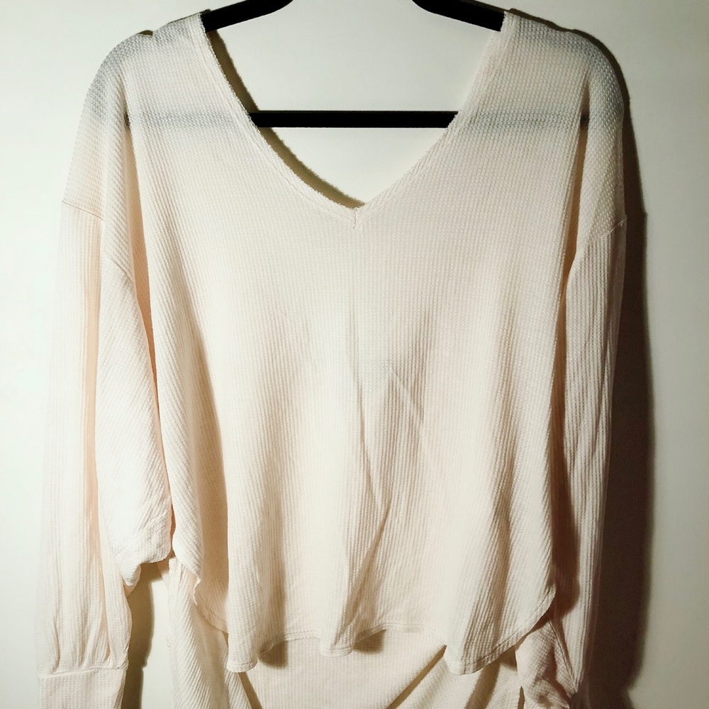 urban outfitters x bdg v neck backless sweater